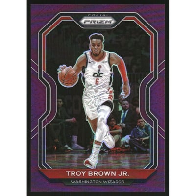 2020-21 Panini Prizm Prizms Purple #127 Troy Brown Jr.