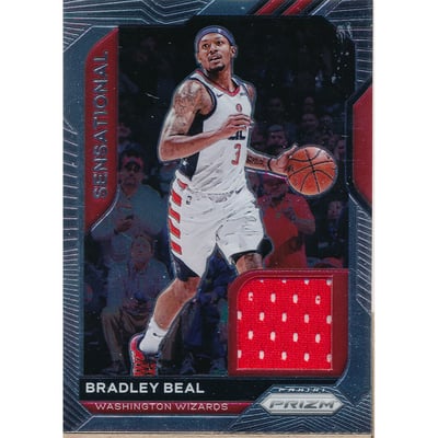 2020-21 Panini Prizm Sensational Swatches #59 Bradley Beal