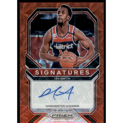 2020-21 Panini Prizm Signatures Prizms Choice #43 Ish Smith