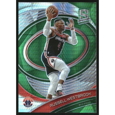 2020-21 Panini Spectra Asia Green #69 Russell Westbrook