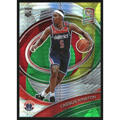 2020-21 Panini Spectra Asia Red Yellow Green #138 Cassius Winston