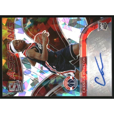 2020-21 Panini Spectra Aspiring Autographs Astral #23 Cassius Winston/35