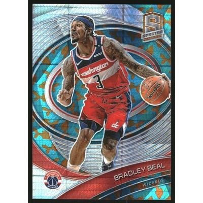 2020-21 Panini Spectra Variations Asia Blue Orange #87 Bradley Beal