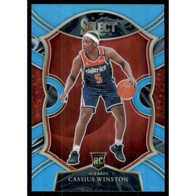 2020-21 Select Prizms Light Blue #96 Cassius Winston