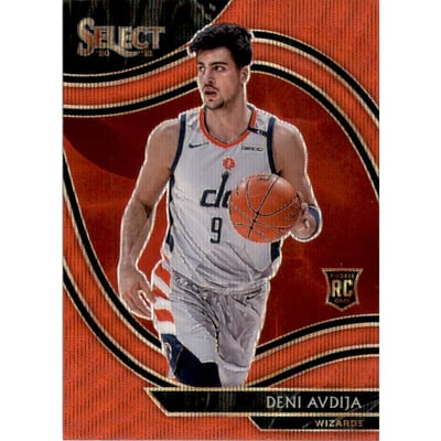 2020-21 Select Prizms Red Wave #292 Deni Avdija