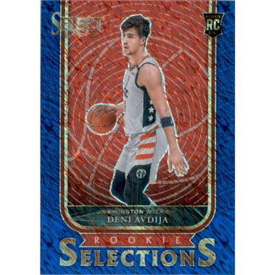 2020-21 Select Rookie Selections Prizms Blue #6 Deni Avdija
