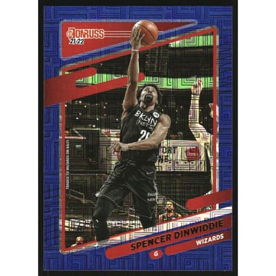 2021-22 Donruss Choice Blue #89 Spencer Dinwiddie