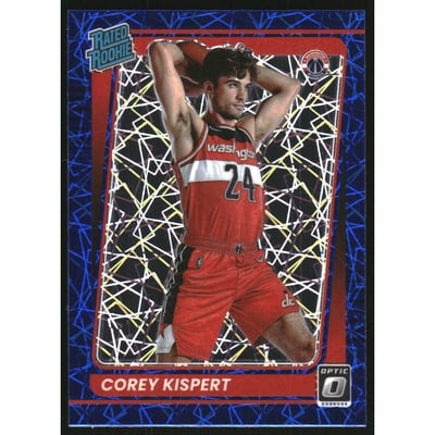 2021-22 Donruss Optic Blue Velocity #183 Corey Kispert