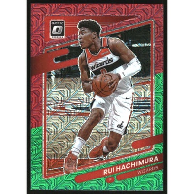 2021-22 Donruss Optic Choice Red and Green #79 Rui Hachimura