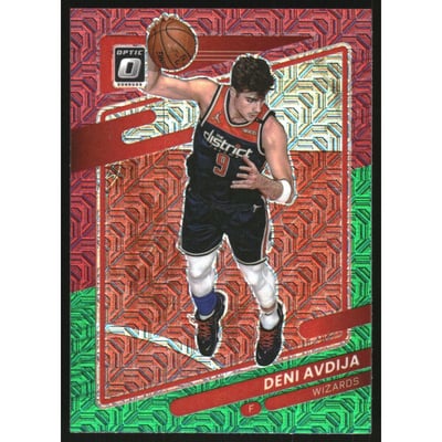2021-22 Donruss Optic Choice Red and Green #92 Deni Avdija