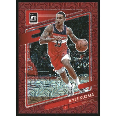 2021-22 Donruss Optic Choice Red #15 Kyle Kuzma