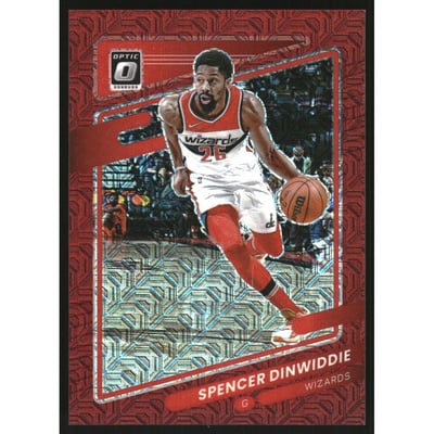 2021-22 Donruss Optic Choice Red #54 Spencer Dinwiddie