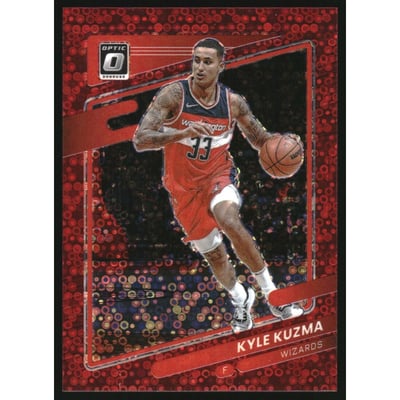 2021-22 Donruss Optic Fast Break Red #15 Kyle Kuzma