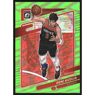 2021-22 Donruss Optic Lime Green #92 Deni Avdija