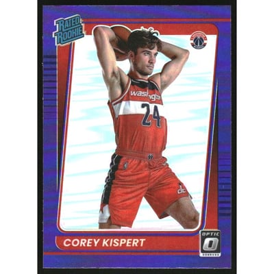 2021-22 Donruss Optic Purple #183 Corey Kispert