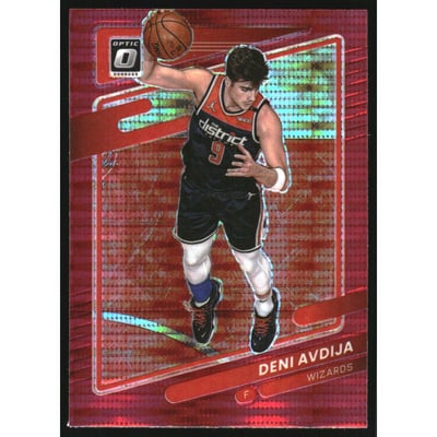 2021-22 Donruss Optic Red Pulsar #92 Deni Avdija