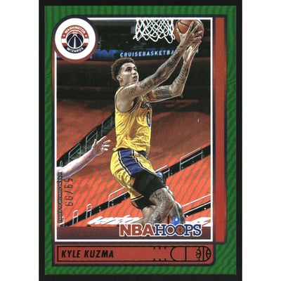 2021-22 Hoops Green #166 Kyle Kuzma