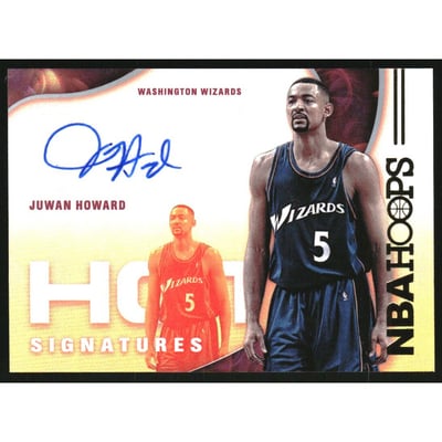 2021-22 Hoops Hot Signatures #9 Juwan Howard
