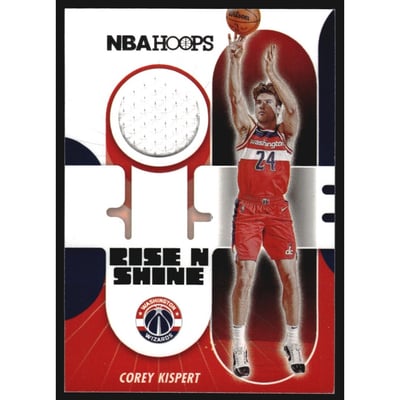 2021-22 Hoops Rise N Shine Memorabilia #6 Corey Kispert