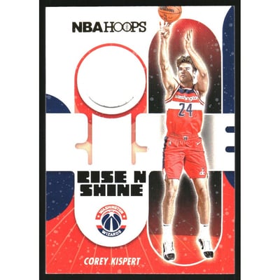 2021-22 Hoops Rise N Shine Memorabilia Winter #6 Corey Kispert
