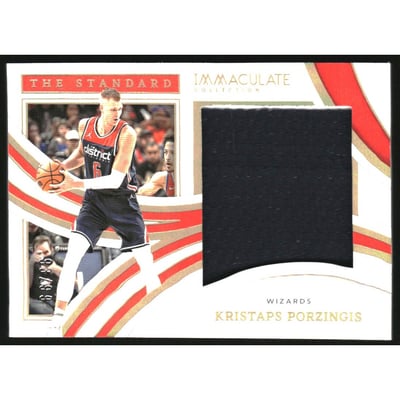 2021-22 Immaculate Collection The Standard Materials #48 Kristaps Porzingis/99