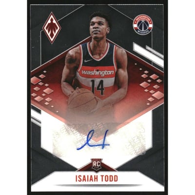 2021-22 Panini Chronicles Phoenix Rookie Autographs #36 Isaiah Todd/99