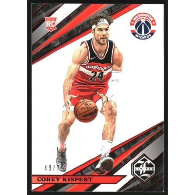 2021-22 Panini Chronicles Red #482 Corey Kispert/Limited