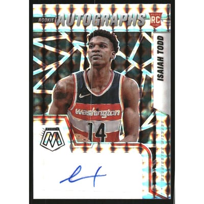 2021-22 Panini Mosaic Rookie Autographs Mosaic #26 Isaiah Todd