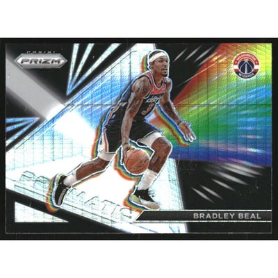 2021-22 Panini Prizm Prizmatic Prizms Hyper #9 Bradley Beal