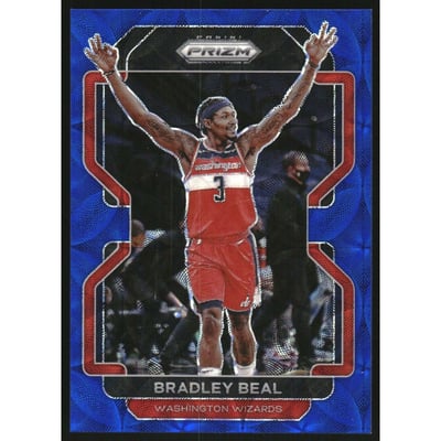 2021-22 Panini Prizm Prizms Choice Blue #45 Bradley Beal
