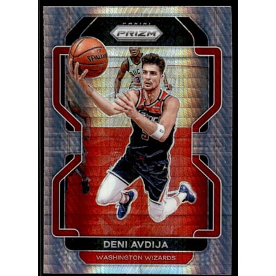 2021-22 Panini Prizm Prizms Hyper #79 Deni Avdija