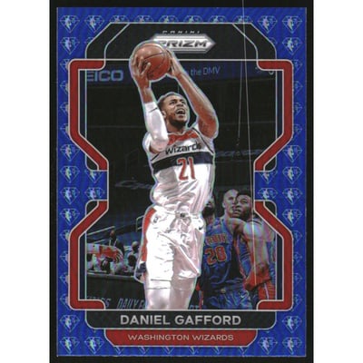 2021-22 Panini Prizm Prizms NBA 75th Anniversary #125 Daniel Gafford