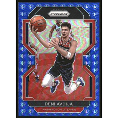 2021-22 Panini Prizm Prizms NBA 75th Anniversary #79 Deni Avdija