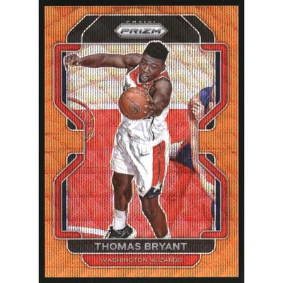 2021-22 Panini Prizm Prizms Orange Wave #7 Thomas Bryant