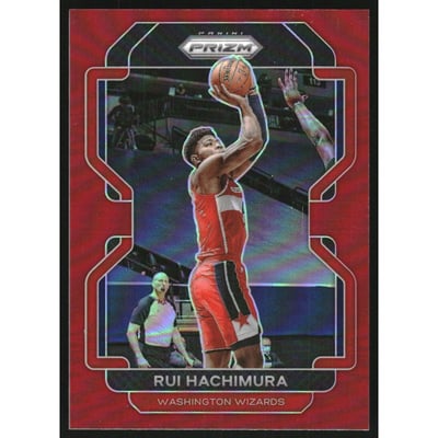 2021-22 Panini Prizm Prizms Red #234 Rui Hachimura
