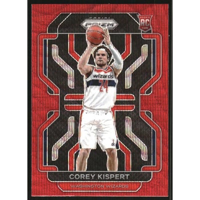 2021-22 Panini Prizm Prizms Ruby Wave #275 Corey Kispert