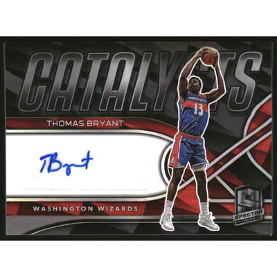 2021-22 Panini Spectra Catalysts Signatures #6 Thomas Bryant/99