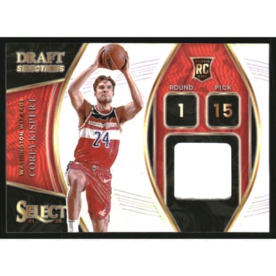 2021-22 Select Draft Selections Memorabilia #30 Corey Kispert
