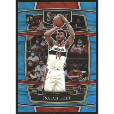 2021-22 Select Prizms Light Blue #65 Isaiah Todd