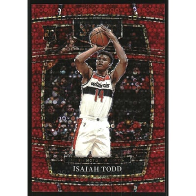 2021-22 Select Prizms Red Disco #65 Isaiah Todd