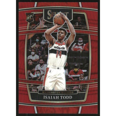2021-22 Select Prizms Red #65 Isaiah Todd