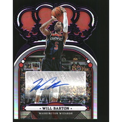2022-23 Crown Royale Crown Autographs Purple #60 Will Barton