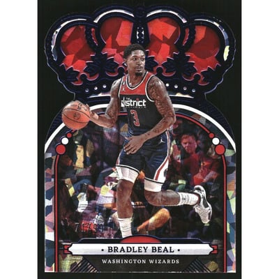 2022-23 Crown Royale Crystal Blue #95 Bradley Beal