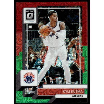 2022-23 Donruss Optic Choice Red and Green #155 Kyle Kuzma