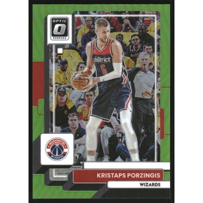 2022-23 Donruss Optic Lime Green #149 Kristaps Porzingis
