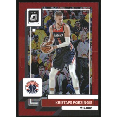 2022-23 Donruss Optic Red #149 Kristaps Porzingis