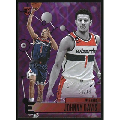 2022-23 Panini Chronicles Purple #210 Johnny Davis/Essentials
