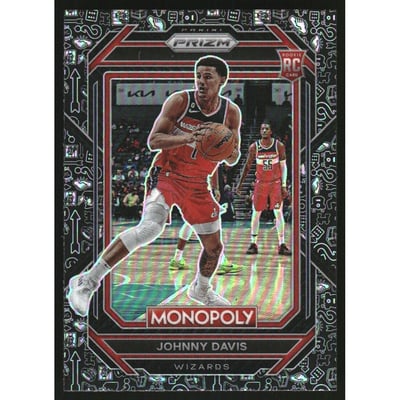 2022-23 Panini Prizm Monopoly Monopoly Black #90 Johnny Davis