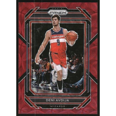 2022-23 Panini Prizm Prizms Choice Red #170 Deni Avdija