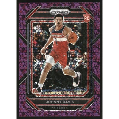 2022-23 Panini Prizm Prizms Fast Break Purple #231 Johnny Davis